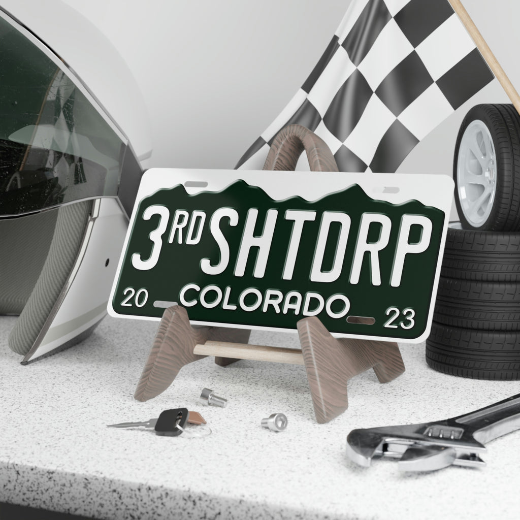 3rdSHTDRP Colorado Vanity Plate