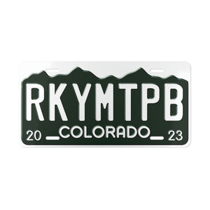 RKYMTPB Colorado Vanity Plate